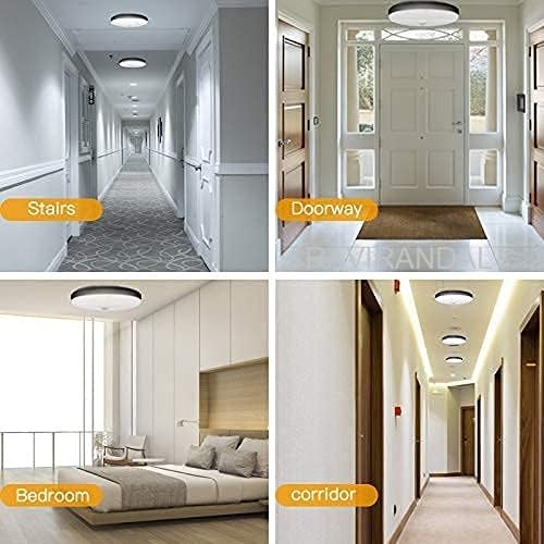 MOTION SENSOR LED LIGHT with USB Charging Wireless Self Adhesive LED Nightlight Rechargeable Body Sensor Wall Light for Hallway, Bedroom, Stairs, Bathroom, Kitchen, Garage(Cool White,Warm White).