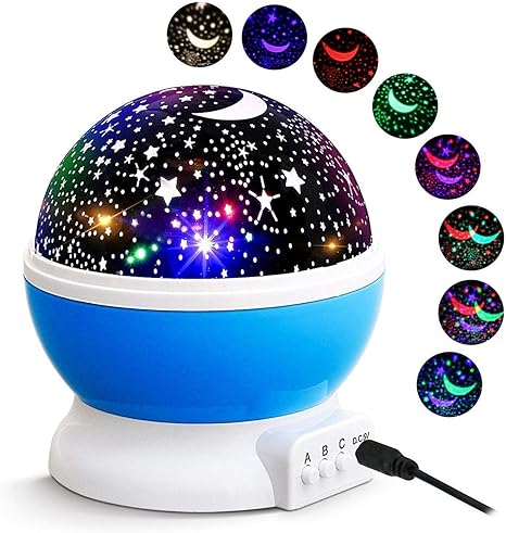 STAR MASTER LIGHT PROJECTOR for Bedroom Star Starry Projector for Kids Nursery Lamp Gifts